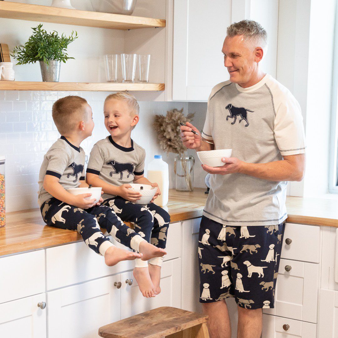 Dog matching family outfits